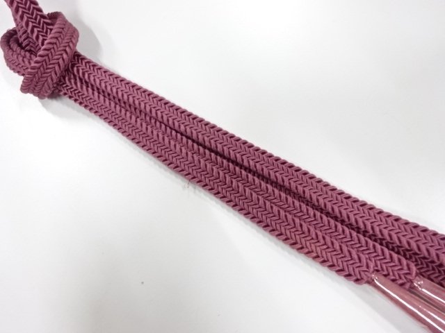 JAPANESE KIMONO / UNUSED HAND-TIED OBIJIME CORD 